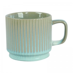 Glaze Imoibríocha Ceirmeacha Vintage Saincheaptha Déantóir Muga Caife Retro Cup