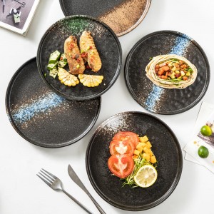 7 Producător de articole de masă pentru catering, imprimare personalizată, farfurie ceramică pentru cină, pentru restaurant, hotel, acasă