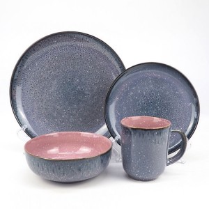 Nuovo tipo Set di piatti in ceramica Set di stoviglie Set di stoviglie all'ingrosso moderno Set di ciotole e tazze in gres