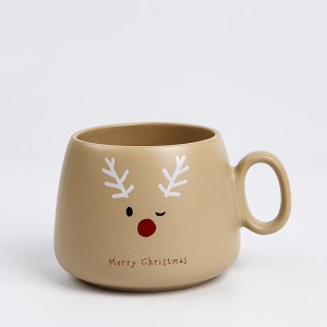 Christmas coffee mug ceramic