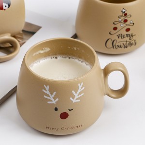 Tasse à café de Noël en céramique