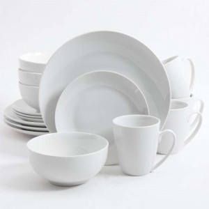 Eco-vriendelijke populaire groothandel Five Star Hotel Servies Keramiek Custom Dinnerware Set