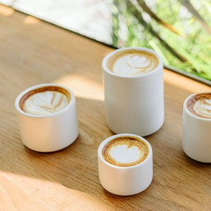 Venda imperdível canecas de porcelana fosca para escritório em casa xícara de cappuccino com leite fosco caneca de café de cerâmica fosca