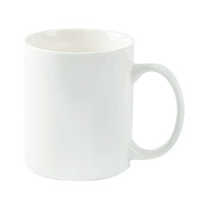 Tasse en céramique blanche personnalisée