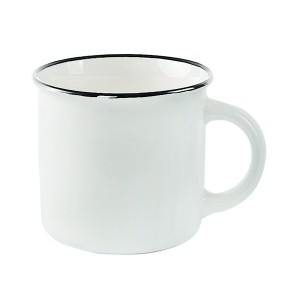 12oz plain white ceramic mug for customization