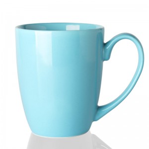 Logo personnalisé tasse en céramique colorée tasse à café créative de couleur unie