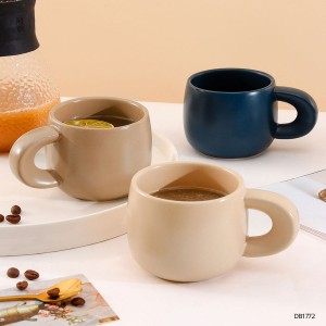 Tazza in ceramica dipinta a mano personalizzata creativa da 250 ml Tazze da caffè coreane personalizzabili