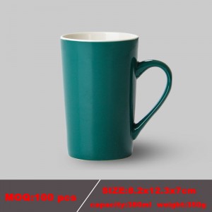 Cupă din ceramică colorată de cafea pentru întâlniri promoționale de înaltă calitate, cu logo personalizat