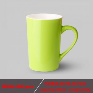 High Quality Promotional Meeting Coffee Colorful Ceramic Cup with Custom Logo