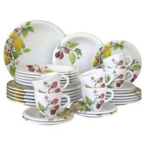 Luxe fine bone china keramische dinerset wit en goud voor bruiloft op maat