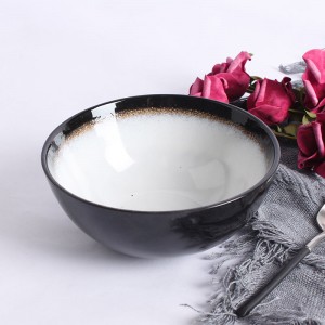 Osobní talíř pro restaurace porcelánové nádobí dekorativní reaktivní glazura Dinnerware Sets luxusní kameninová jídelní souprava