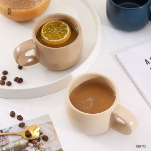 Cană din ceramică pictată manual creativă personalizată de 250 ml Căni de cafea coreene personalizabile