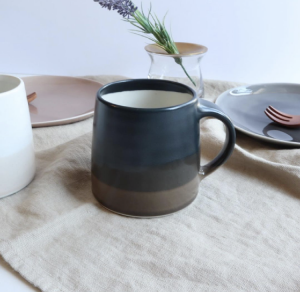 tazza e tazza da caffè in ceramica multicolori in stile giapponese di alta qualità all'ingrosso con manico