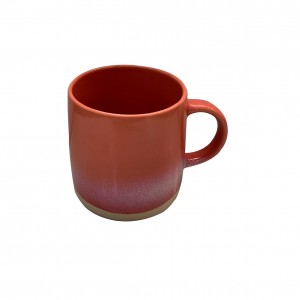 Cana de gresie de lux Western Ombre Drinkware Cești de cafea espresso personalizate Veselă cu glazură reactivă Căni din porțelan din ceramică