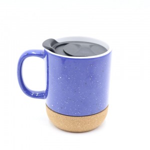 wholesale tasses en céramique Granular Glaze amazon vente chaude logo en grès boire une tasse de café avec poignée