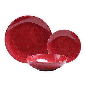 16 Piece Stoneware Dinnerware Set With 7.5 Side Plate Dessert Plate Dishes Italian Dinner Sets