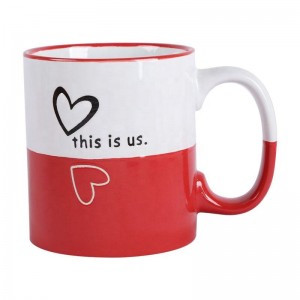 Tasse à café en porcelaine personnalisée pour la Saint-Valentin, best-seller exquis