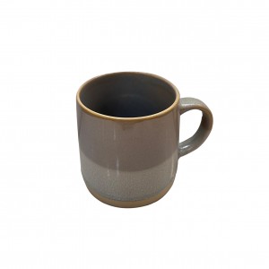 Taza de gres de lujo Western Ombre Drinkware Custom Coffee Espresso Cups Reactive Glaze Vajilla Porcelana Tazas de cerámica