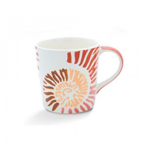 Sea Life Collection Goede kwaliteit keramische mok 14 Oz.voor elk gebruik met mooi handbeschilderd design steengoed