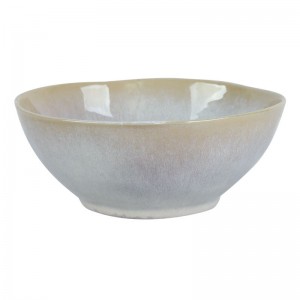 rustykalne talerze zestaw ceramicznych misek unikalny reaktywny glazura zestaw misek do sałatek z makaronem Shallow Ceramic Bowls do restauracji