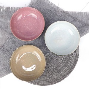 New Type Ceramic Plates Sets Dinnerware Sets Modern Wholesale Dinnerware Set Stoneware bowl and cup sets