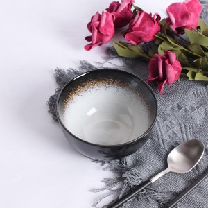 Osobní talíř pro restaurace porcelánové nádobí dekorativní reaktivní glazura Dinnerware Sets luxusní kameninová jídelní souprava