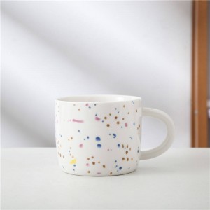 Verres à café au lait en céramique utilisés quotidiennement, belle tasse personnalisée de 275 ml pour café de bureau