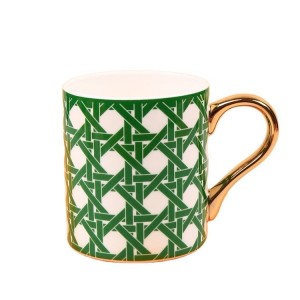 Dearadh Nua Stíl Nordach Mug Ceirmeacha Corn Caife Porcelain Caife Mug Mórdhíol Lógó Priontála Saincheaptha