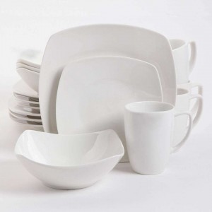 Eco-vriendelijke populaire groothandel Five Star Hotel Servies Keramiek Custom Dinnerware Set