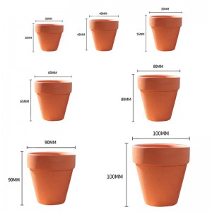 Vasi da fiori per piante in terracotta in ceramica colorata per interni ed esterni