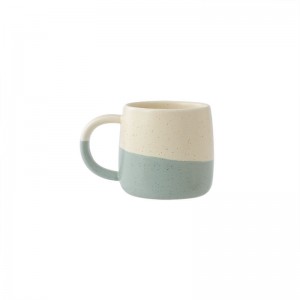 Taza de café de cerámica estilo Ins de gran oferta, taza de gres con esmalte de sésamo moteado de Color personalizado, tazas de porcelana fina