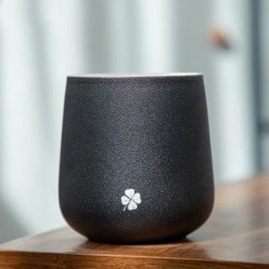 Pahar cu logo personalizat, cană de călătorie cu vin, căni de cafea, fără mâner, vase de băutură, cești de cafea din ceramică cu perete dublu în formă de ou